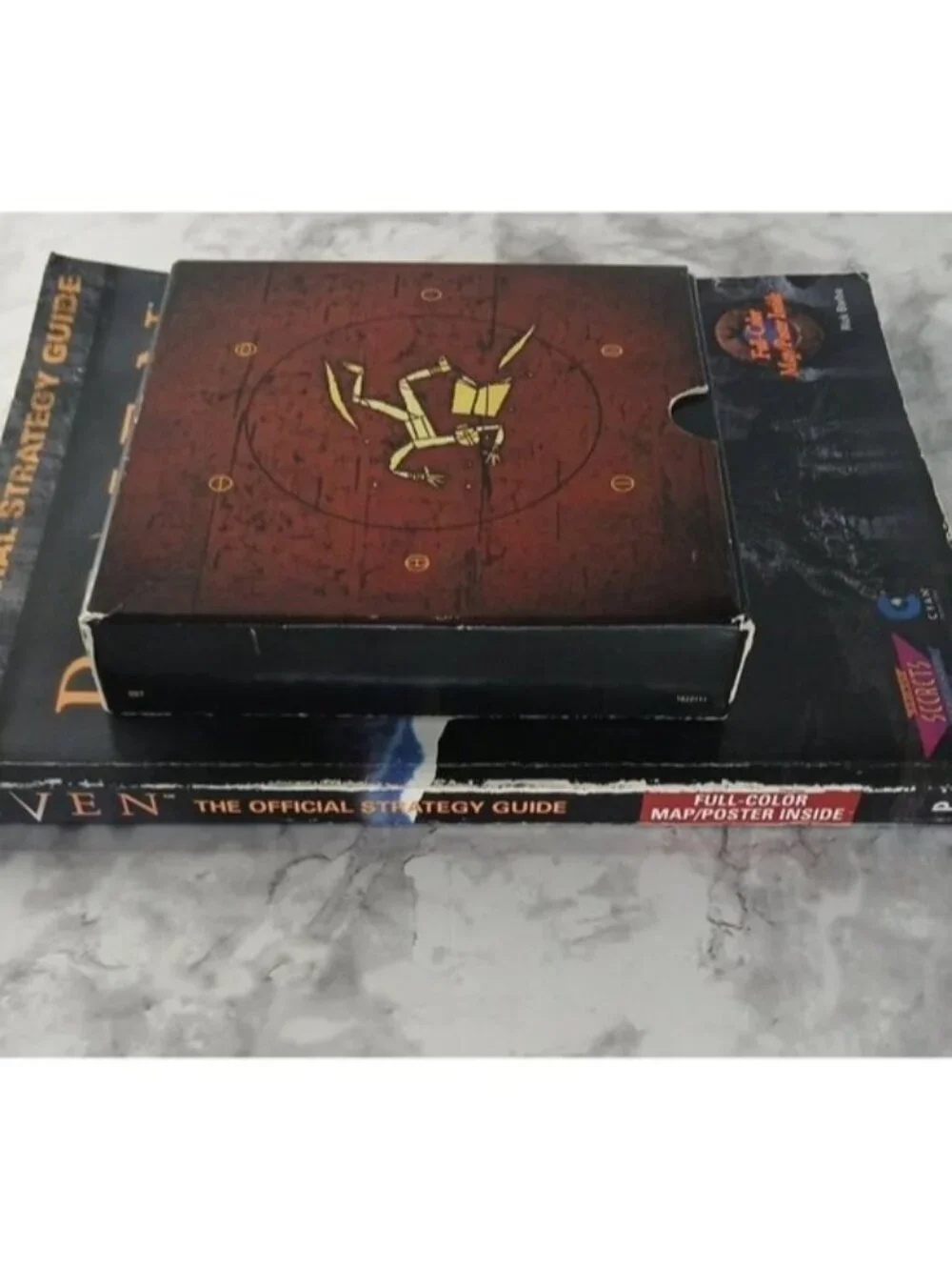 Riven The Sequel to Myst PC Game + Official Strategy Guide Complete 5 Disc